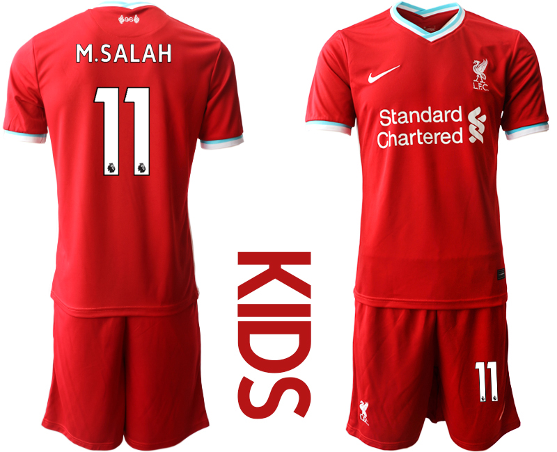 Youth 2020-2021 club Liverpool home #11 red Soccer Jerseys->liverpool jersey->Soccer Club Jersey